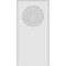 Ekena Millwork Standard Foster Bullseye Plinth Block With Rounded Edge, 4"W x 8"H x 1"P PBP040X080X100FOS04 - alternate 4